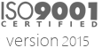 ISO9001 certified, version 2015